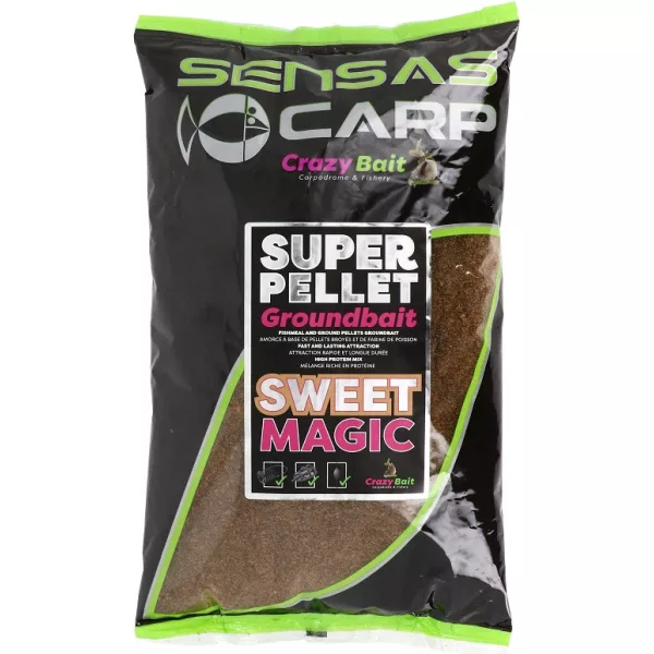 Sensas Super Pellet Sweet Magic Krmivo 1kg