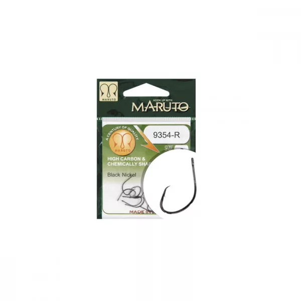 Maruto Háček 9354-R Hosoji-Mutsu Recurved Hc Forged Ringed Black Nickel 12