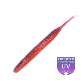   DS Sexy Worm 7,62cm Ohnivě fialová 10ks/balení plastová umělá nástraha