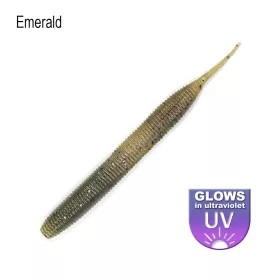   DS Sexy Worm 10,16cm Smaragdová 6ks/balení plastová umělá nástraha