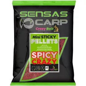 Sensas Pellet Mini Sticky Spicy Krmné pelety 700gr