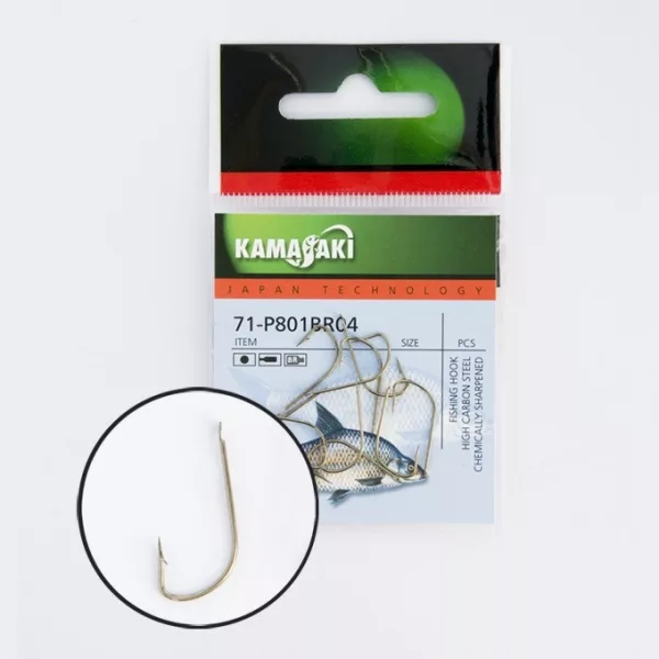 Kamasaki Carbon Háček P801Br Nr 10 Balený (14Ks)