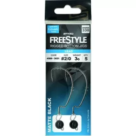 Spro FreeStyle Rigged Bottom Jigs Glow 3g #1 spodní jig