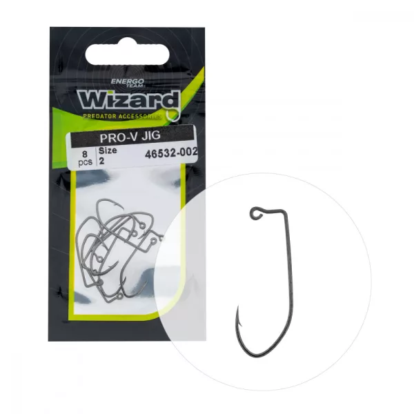 Wizard Pro-V Jig S očkem S protihrotem 2 Přívlačový offsetový háček