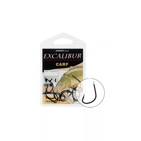 Excalibur Háček Peletový Feeder Černý 8
