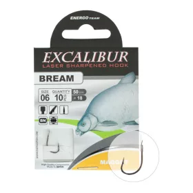 Excalibur Vázaný Hák Bream Maggot, Bn No.6