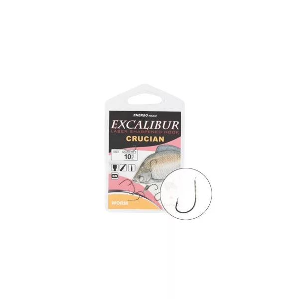 Excalibur Hák Crucian Worm Ns 6