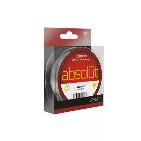 Delphin ABSOLUT 200m/průhledný 0,16mm 5,6lbs