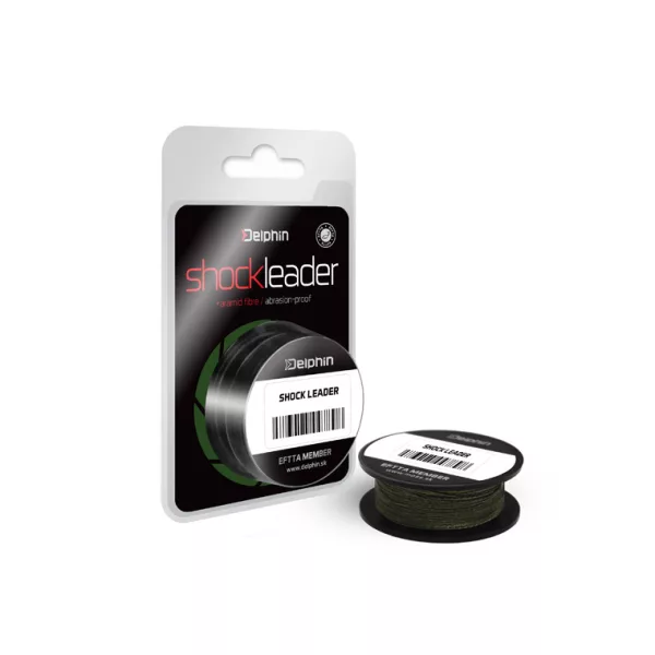 Delphin Shock Leader zelený 40m 0,24mm 35lbs