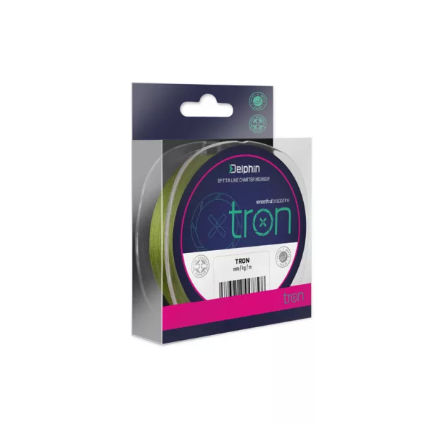 Delphin TRON zelená / 1000m 0,05mm 5lbs