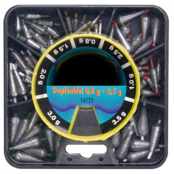 CHAMPION SADA KAPIČEK I. 0,8-3,5GR.76KS - Sada olůvek - Kapičkové olůvko