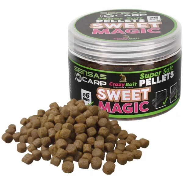 Sensas Super Soft Sweet Magic 4mm Peleta na háček 60gr