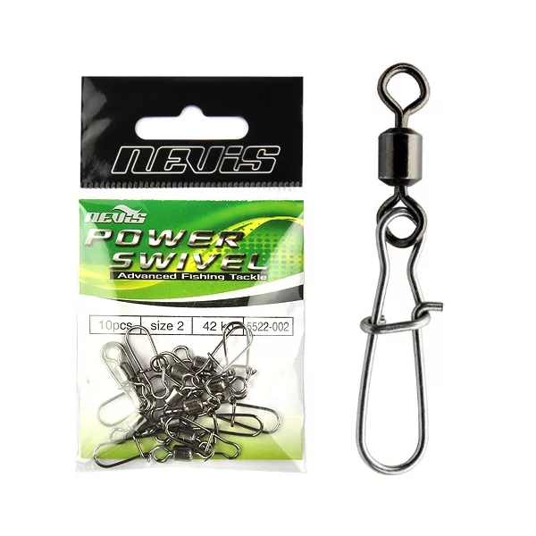 Nevis Válcový obratlík se sponou 2 10ks