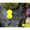 Carp Academy Teflon Hook XS-1 Černý 2 10ks/balení Háček s očkem, s protihrotem, na boilies