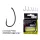Carp Academy Teflon Hook XS-4 Černý 1 10ks/balení Háček s očkem, s protihrotem, na boilies