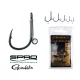 Carp Academy Teflon Hook XS-5 Černý 8 10ks/balení Háček s očkem, s protihrotem, na boilies