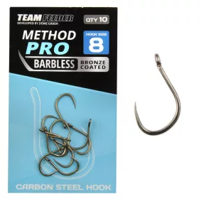  Team Feeder By Döme TF Method Pro 6 Feederový Háček bez Protihrotu a s Očkem 10ks