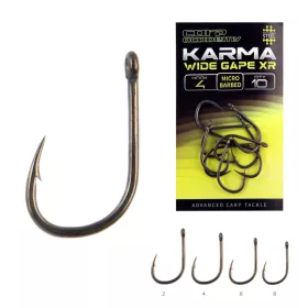   Carp Academy Karma Wide Gape XR 6 Očko, Háček s protihrotem 10ks