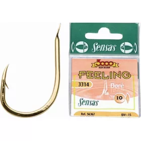   Sensas Feeling 3314 Zlatý 14 lopatkový, s protihrotem Háček na boilies 15ks