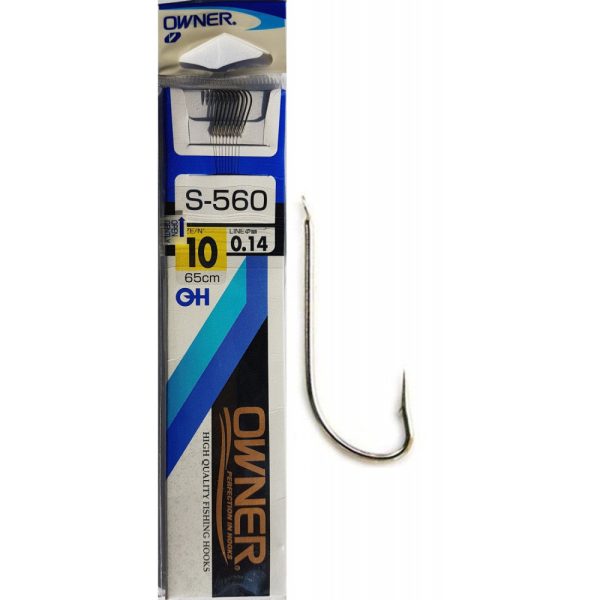 Owner 50560 Furansu 18, s lopatkou, s protihrotem navázaný kaprový háček 10ks