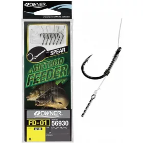   Owner Method Feeder 56930 6 Háček S protihrotem, S očkem Předvázaný S trnem na nástrahu 6ks