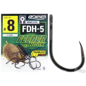 Owner FDH-5 16 Háček s očkem, bez protihrotu, feeder 10ks