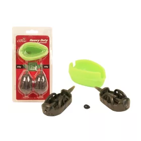   Carp Expert Heavy Duty Method Feeder 70gr+70gr Go green Košík na method krmení s pěchovačem