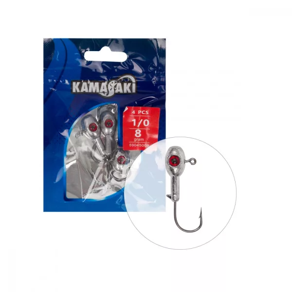 KAMASAKI RED SHOT JIG HLAVA 10G 2/0 4KS/BALENÍ