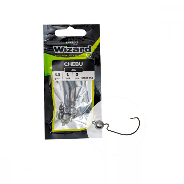 Wizard Chebu Jig Hlava 3.5G 1 2Ks/Balení