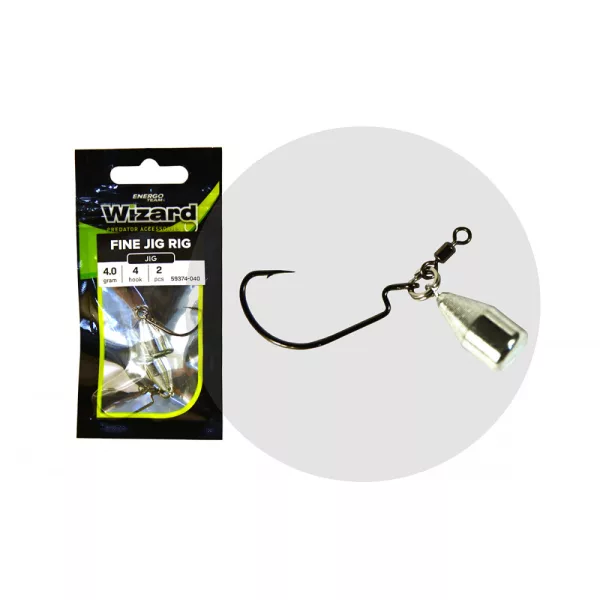 Wizard Fine Jig Rig 4 4gr Offset montáž 2ks