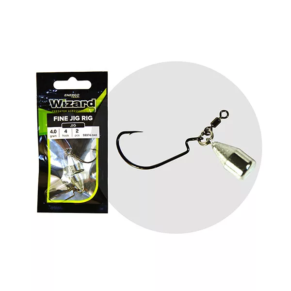 Wizard Fine Jig Rig 4 6gr Offset montáž 2ks
