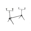 Carp Academy Rod Pod Eco 2-prutový Rodpod 68-105cm