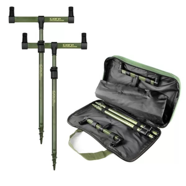 CARP ACADEMY Sada držáků prutů Black Carp 2ks 40-60cm/25cm Sada bodáků