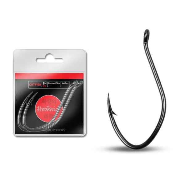 Háček Delphin HKD CATFISH ring / 4ks BN/4/0