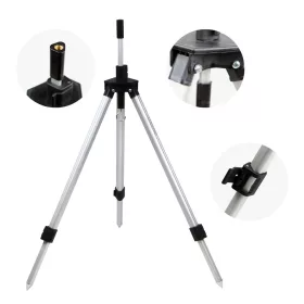 NEVIS Hliníkový stojan na pruty /stříbrný/ Tripod