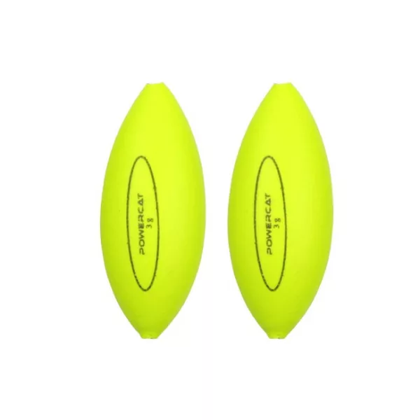 Nevis Powercat Micro U-Float 3gr fluo žlutý splávek na dravce 2ks