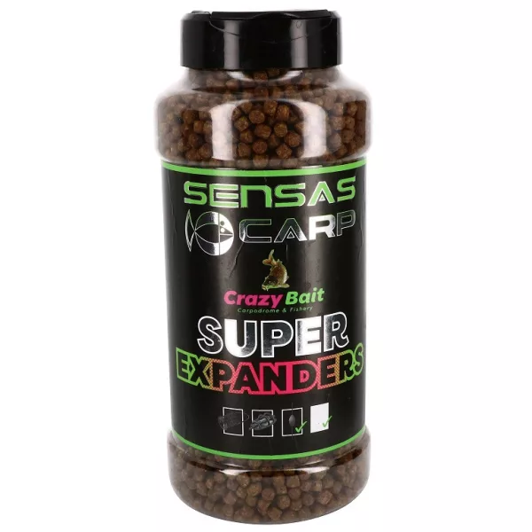 Sensas Super Expanders 6mm Krmné pelety 450gr