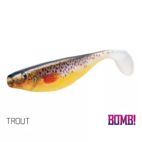 Delphin HYPNO Gumová nástraha 3D TROUT 90mm - 3ks