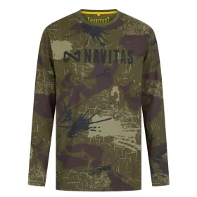 Navitas Identity Camo Long Sleeve Tee S Tričko