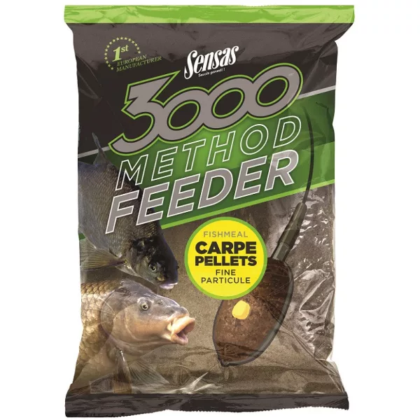Sensas 3000 Method Carp Pellets Krmivo 1kg