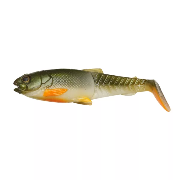 Savage Gear Craft Cannibal Paddletail plastová nástraha 8,5cm 7gr Olive pearl Hot orange