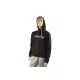 The One Black-Fine Grey Mikina s kapucňou S