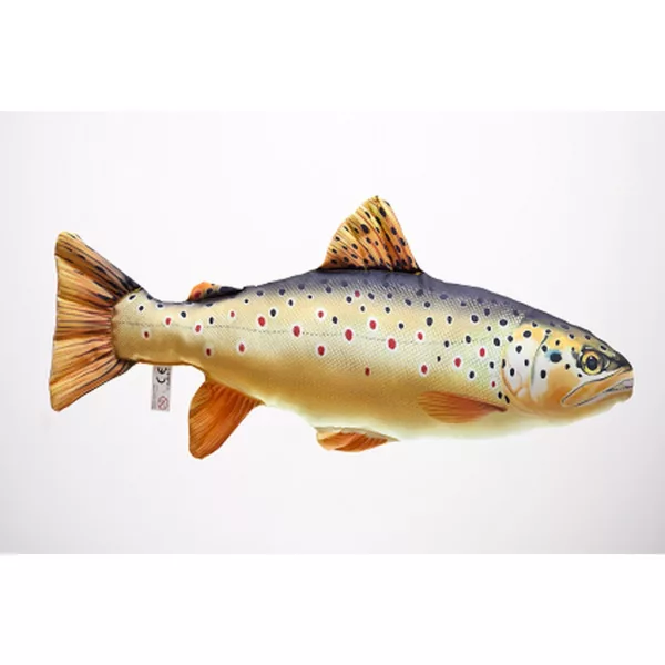 EnergoTeam The Brown Trout 62cm Polštář s motivem ryby