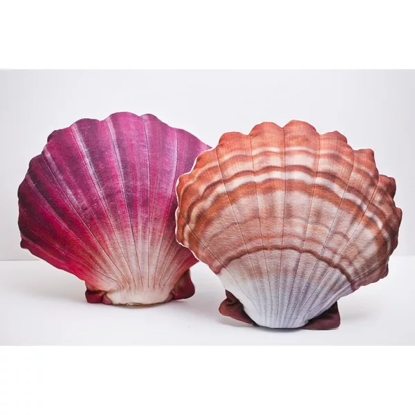 EnergoTeam The Scallop Red 45cm Polštář s motivem ryby