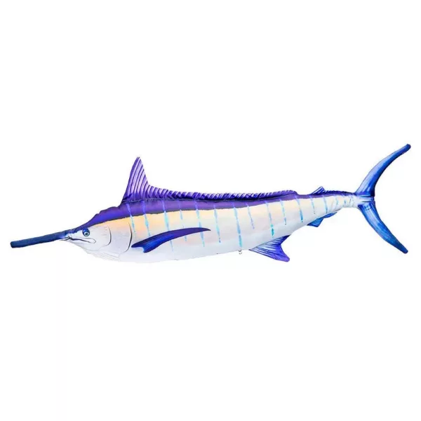 EnergoTeam The Blue Marlin Lit Up 118cm Polštář ve tvaru ryby
