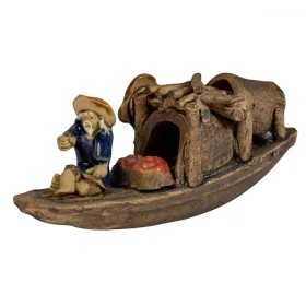 Keramická figurka vpředu lodě II