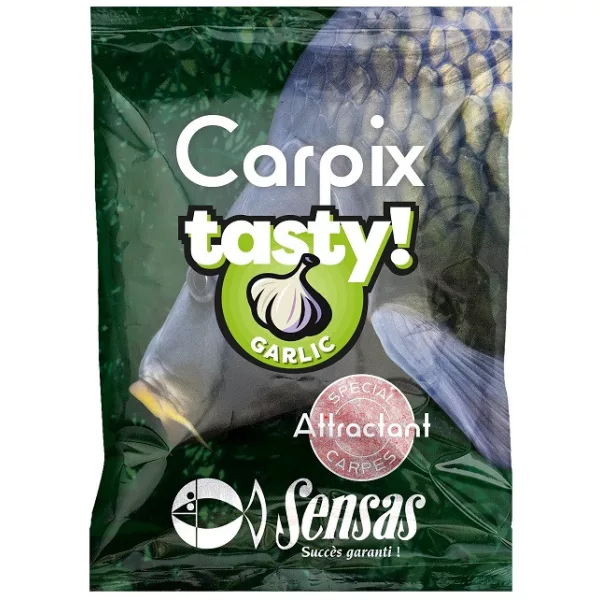 Sensas Carpix Tasty Garlic Práškový atraktor 300gr