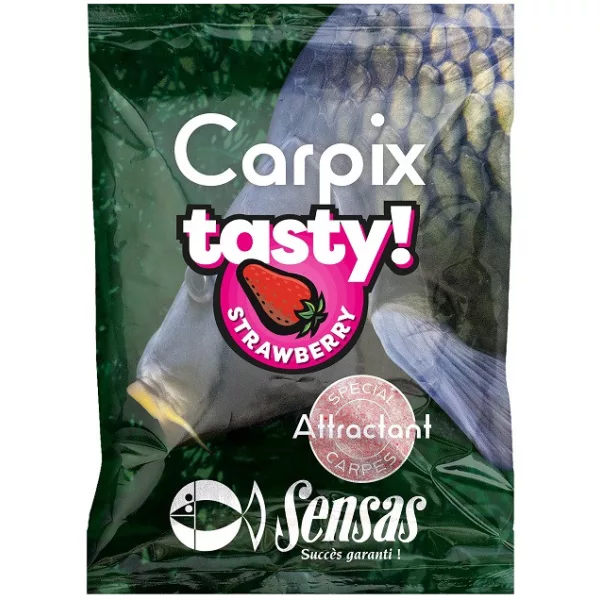 Sensas Carpix Tasty Strawberry Práškový atraktor 300gr
