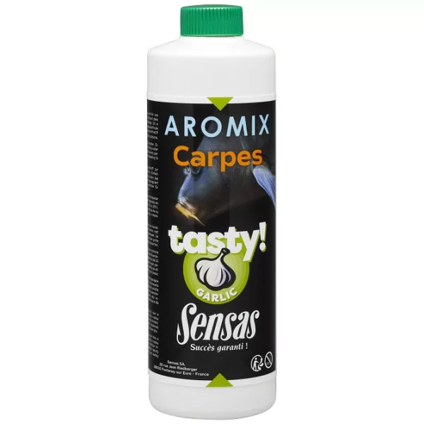 Sensas Aromix Carp Tasty Garlic Tekutý Atraktor 500ml