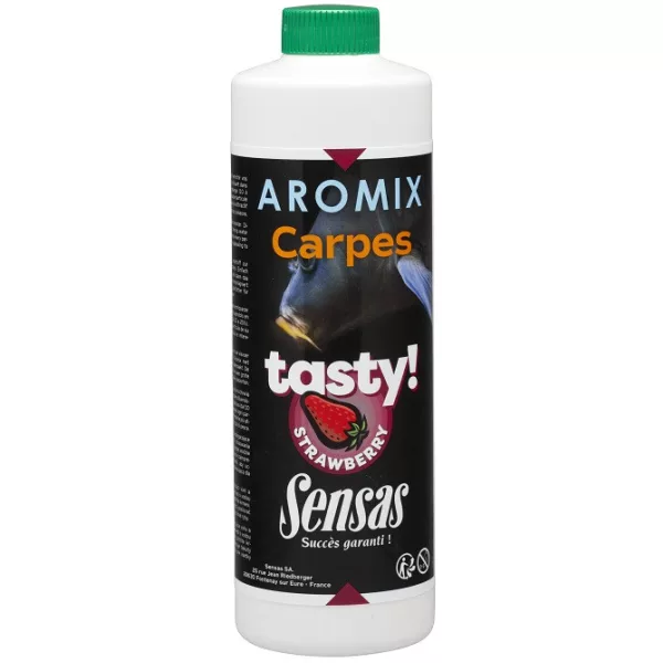 Sensas Aromix Carp Tasty Strawberry Tekutý Atraktor 500ml